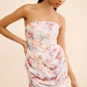NWT For Love And Lemons Floral Mini Dress - Pastel Hues